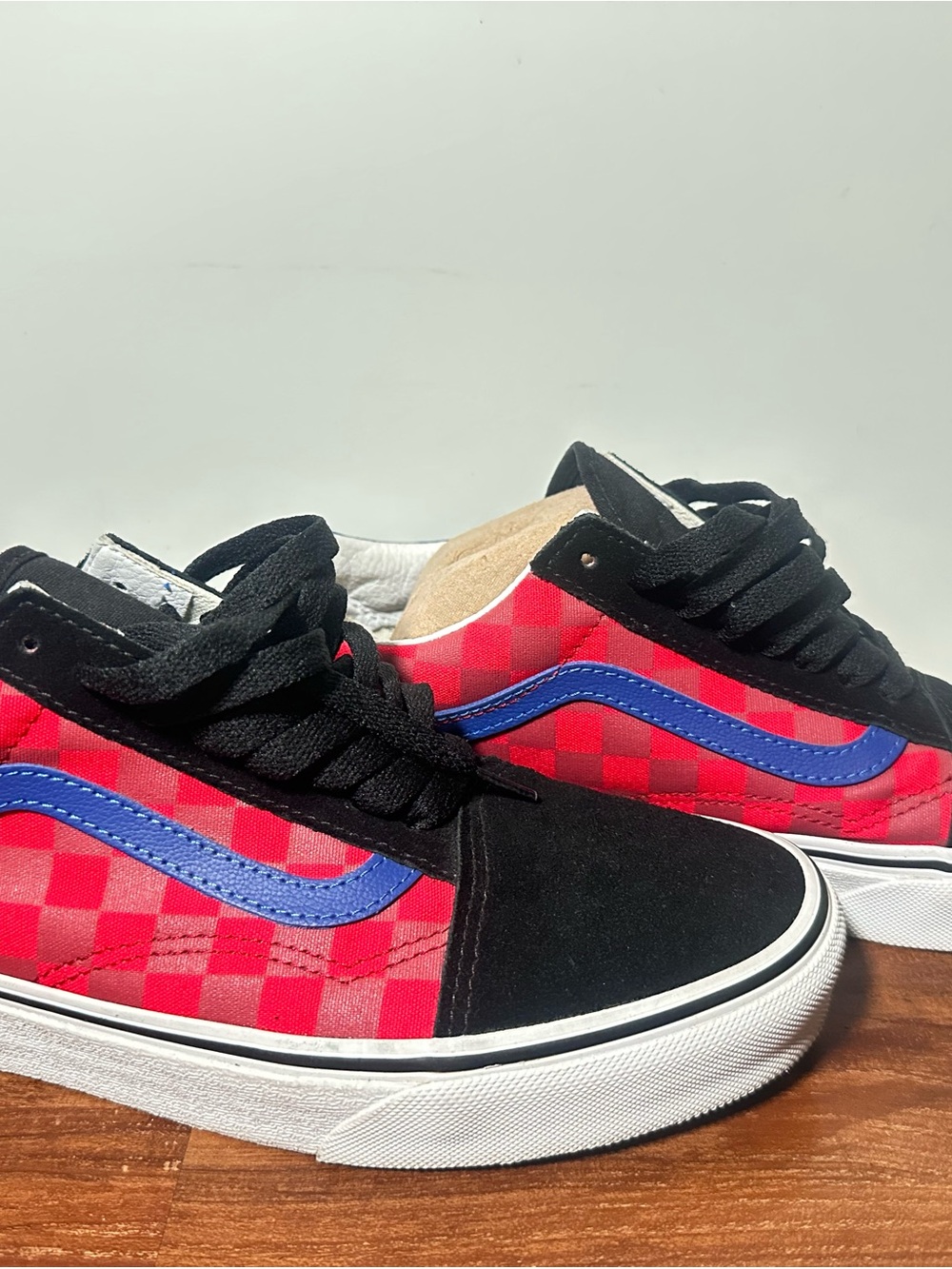 Vans Old Skool ”OTW Rally” Checkerboard Multi Red Black Men’s 8/Women’s 9.5 NIB